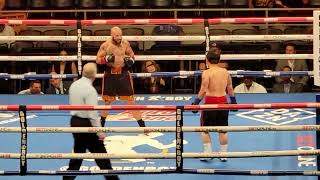 Transgender Boxer Patricio Manuel vs Hien Huynh final Round Ref Stops the Fight [upl. by Ainaznat]