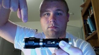 Ultrafire XMLT6 Zoomable FlashlightTorch Review [upl. by Kcirdahc]