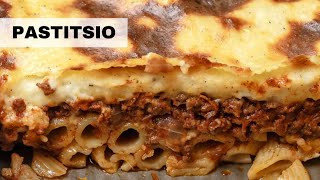 Greek Pastitsio Recipe Greek Lasagna Recipe [upl. by Karla]