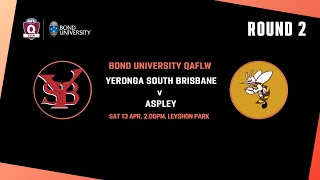 QAFLW ROUND 2  Yeronga South Brisbane v Aspley [upl. by Trill]