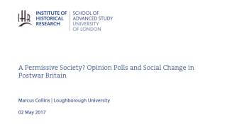 A Permissive Society Opinion Polls and Social Change in Postwar Britain [upl. by Marina]