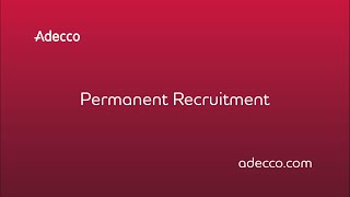 Adecco Permanent Recruitment [upl. by Allimaj770]