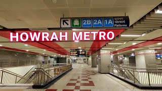 INSIDE HOWRAH METRO STATION  Indias DEEPEST METRO STATION [upl. by Iaoh]