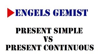 Present Simple vs Present Continuous [upl. by Drofnelg]