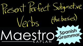 How to form the PRESENT PERFECT SUBJUNCTIVE in Spanish [upl. by Adialeda]