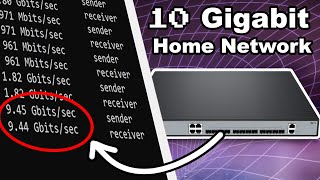 10 Gigabit Home Network using the 10Gb S39504T12S Switch from FSCOM [upl. by Brandtr]