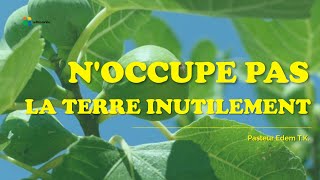 Noccupe pas la terre inutilement  Pasteur Edem TK  Dimanche 06 Octobre 2024 [upl. by Aymer]