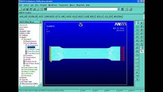 Tensile Test with Ansys [upl. by Umont819]