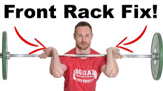 How to Front Squat WITHOUT Wrist Pain [upl. by Brigitta]