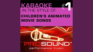 A Whole New World Karaoke Lead Vocal Demo In the style of Peabo Bryson and Regina Belle [upl. by Hollis]