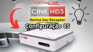 TocomLink Cine HD3 Rodando Sem Travas Configurar CS 2024 [upl. by Anaid]