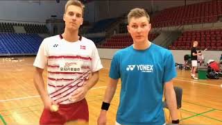 AXELSEN  NEW SERVICE RULE 115M  SERVICE TRAINING FOR TALL PLAYERS [upl. by Eleonore]