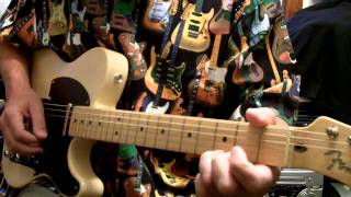 Lonesome Fugitive Lead amp Guitar Lesson  Merle Haggard [upl. by Eatnwahs950]