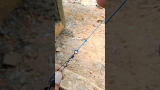 cara mudah mengikat swivel simpulpancing fishingknot tutorial tips swivel braids [upl. by Ilohcin]