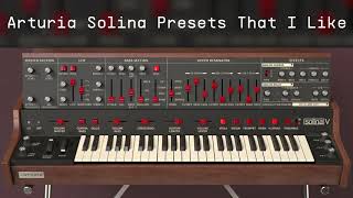 Arturia Solina Presets That I Like Sounds Demo [upl. by Mears]