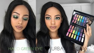 Halo Green Eye  Urban Decay Full Spectrum  MIHLALI N [upl. by Eiduam763]