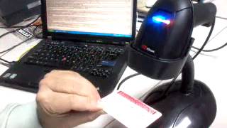 SYMBOL VS RTSCAN 2D SCANNER MICRO PDF417 BARCODE [upl. by Eilime]