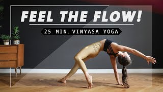 Yoga Ganzkörper Flow  Stark Konzentriert amp Selbstbewusst  25 Minuten Mittelstufe [upl. by Robyn]