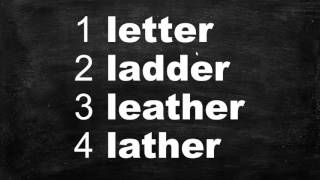 htp  letter ladder leather lather [upl. by Uok]