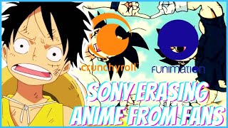 Sony Erasing YOUR Anime With Crunchyroll Merger [upl. by Lig]