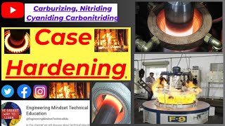 Case Hardening  Heat Treatment Carburizing  Nitriding  Cyaniding  Carbonitriding  Induction Ha [upl. by Ellohcin935]