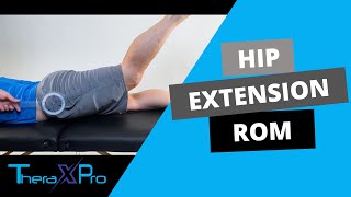 Goniometry  Hip Extension Range of Motion [upl. by Hadik]