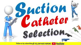 Suction catheter selection  Selection of suction catheter for Endotracheal suction  Formulas [upl. by Stout]