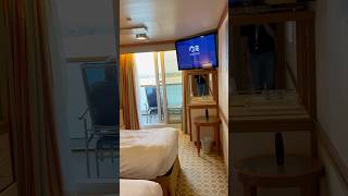 Balcony stateroom on the Caribbean Princess cruise ship [upl. by Eerolam]