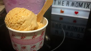 Helado de turrón Jijona casero Helado turrón en Thermomix [upl. by Airtened]