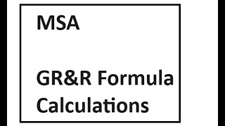 MSA GRampR Formula understanding in Hindi [upl. by Cherise]