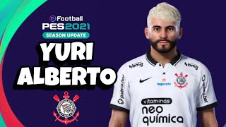 COMO FAZER YURI ALBERTO PES 21 [upl. by Oivat424]