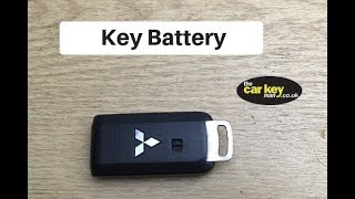 Mitsubishi ASX Proximity Smart Key Battery change HOW TO [upl. by Atnoled]