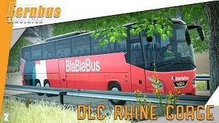 🚍 Fernbus Simulator  DLC GRATUIT Rhine Gorge  VDL Futura BLABLABUS [upl. by Edny]