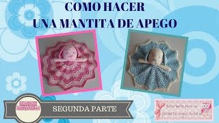 Como hacer mantitas de apego crochet osito y conejo Parte1 [upl. by Tedd]