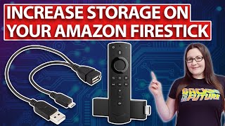 HOW TO ADD AN EXTERNAL DRIVE TO YOUR AMAZON FIRESTICK FOR INCREASED STORAGE [upl. by Nelleh]