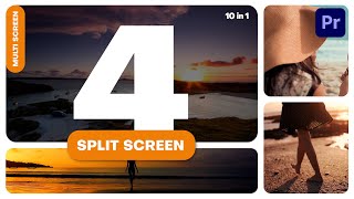 TUTORIAL  Multi Frame Photo Gallery Premiere Pro template [upl. by Nosnarb]