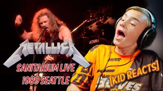 Gen Alpha Kid Reacts to Metallica Welcome Home Sanitarium Live in Seattle 1989 musicreaction [upl. by Matta]