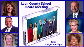 Leon County School Board Meeting  January 22 2019 [upl. by Mcclary487]