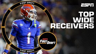 The 2024 NFL Draft Wide Receiver class is STACKED  Field Yates  First Draft 🏈 [upl. by Yroger]