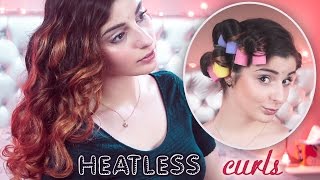 Heatless curls overnight ✿ How to curl your hair without heat [upl. by Clarie606]