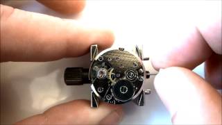 NEW MECHANICAL PESEUX 7046 MANUAL HAND WIND WATCH MOVEMENT WITH 17 JEWELS [upl. by Jean]