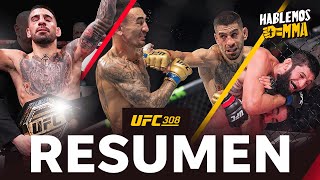 RESUMEN COMPLETO de UFC 308 Ilia Topuria vs Max Holloway [upl. by Fischer]