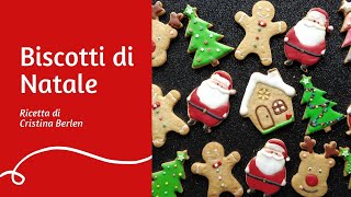 BISCOTTI DI NATALE  PAN DI ZENZERO CON GHIACCIA REALE  Come realizzare limpasto e la decorazione [upl. by Nylavad]