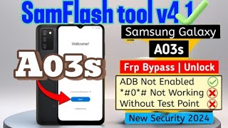 Samsung frp bypass A03s remove with pc tool Samflash tool v41 crack box 1000info tech amharic [upl. by Aubree]