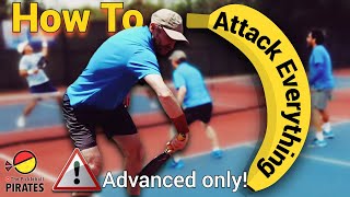 Attack Pickleball from Below the Net for Your Advantage [upl. by Acissey]