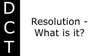 Resolution  What is it K12 AS Biology [upl. by Nurav]