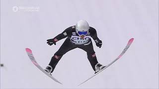 Johann Andre Forfang l Skifliegen Oberstdorf 2024 l 2345 m [upl. by Nemad]