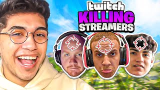 Killing warzone Twitch Streamers 😂 INSANE REACTIONS [upl. by Martyn]