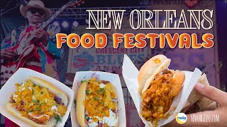 New Orleans Food Festivals Good Eats Year Round [upl. by Gnort]