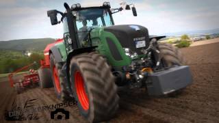 Fendt 933 mit Horsch Airseeder CO6 und Fendt 939 mit Horsch Terrano 5 FX  Maislegen 2014 [upl. by Tandie]